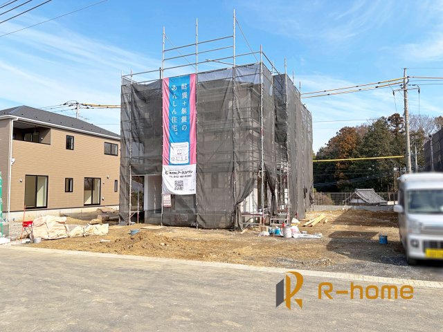 つくば市若森第1　新築戸建て　2号棟の外観|ご予約を頂ければ、『平日』はもちろん『早朝』や『夜間』もご見学可能です♪お気軽にお申し付けください♪