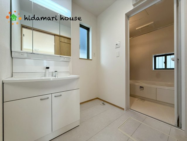 西区佐知川412　新築戸建　ハートフルタウンAの脱衣所