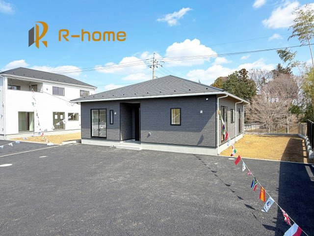 つくば市若森第1　新築戸建て　3号棟の外観|建物完成いたしました！ご予約で『平日』や『夕方』などでもご見学可能です！