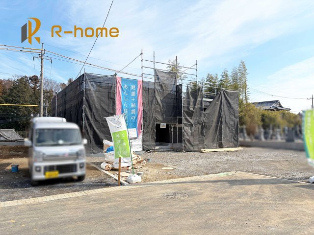 つくば市若森第1　新築戸建て　3号棟の外観|ご予約を頂ければ、『平日』はもちろん『早朝』や『夜間』もご見学可能です♪お気軽にお申し付けください♪