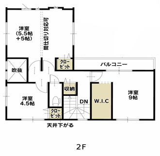 【仲介手数料無料】所沢市東狭山ヶ丘８期全１棟所沢市の新築住宅なら西武ハウジングの間取り