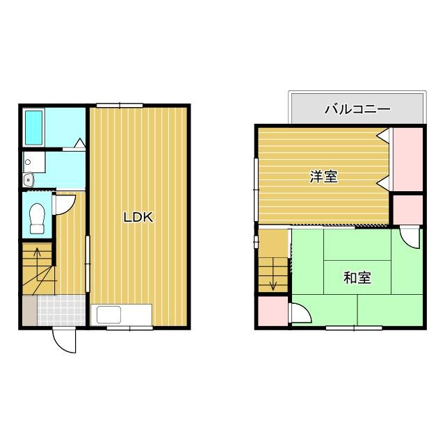 澤田貸家の間取り