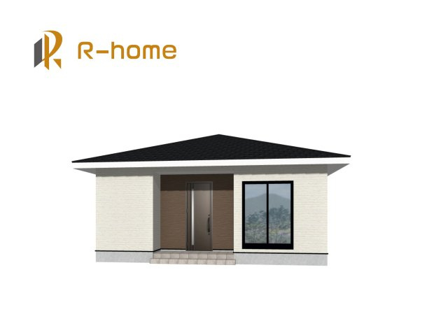 つくば市若森第1　新築戸建て　4号棟の外観パース|2026年2月完成予定！近隣の同仕様完成物件をご見学いただけます♪