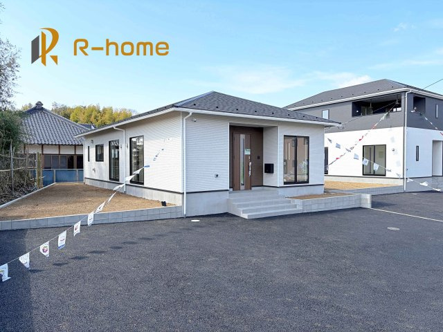 つくば市若森第1　新築戸建て　4号棟の外観|ご予約を頂ければ、『平日』はもちろん『早朝』や『夜間』もご見学可能です♪お気軽にお申し付けください♪