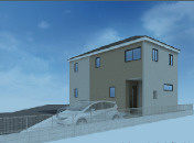 【仲介手数料無料】所沢市三ケ島　１期　全１棟　所沢市の新築住宅は西武ハウジングの外観パース