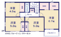 【仲介手数料無料】所沢市三ケ島　１期　全１棟　所沢市の新築住宅は西武ハウジングの間取り