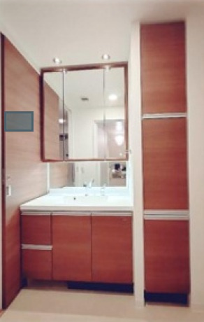 ワコーレ須磨ザ・フィールズの独立洗面台