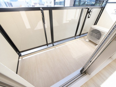 【バルコニー】 | CITY PAL CREST TANIMACHI | 外からの目が気にならないバルコニーで洗濯物が干せます