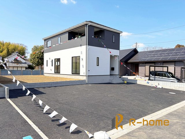つくば市若森第1　新築戸建て　5号棟の外観|近隣の同仕様完成物件をご見学いただけます♪