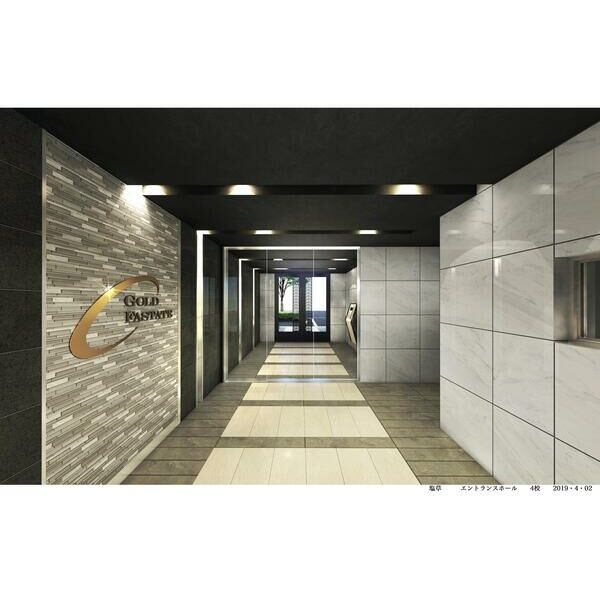 ファステート難波WESTディオンのロビー