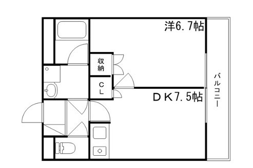 アネスティ７番館の間取り