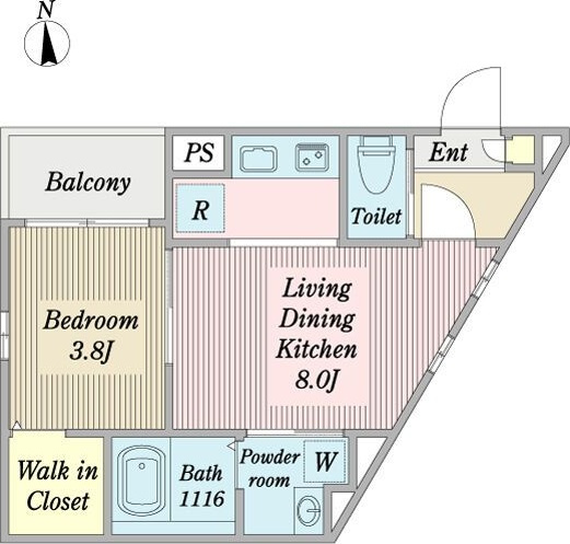 Cherim清水(シェリムシミズ)の間取り
