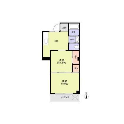 マンション向洋の間取り