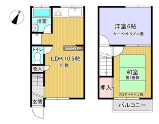 【間取り】 | ホワイトレジデンスB棟
