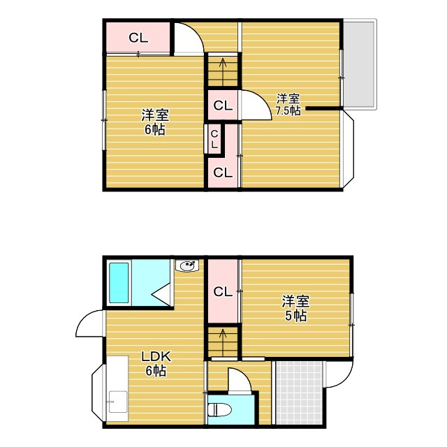 宮山町３丁目戸建の間取り