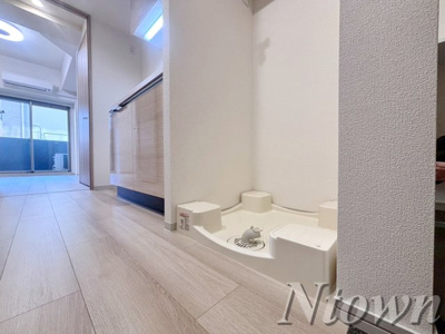 【設備】 | プレサンス　ジェネ　上前津 | 洗濯機置き場です