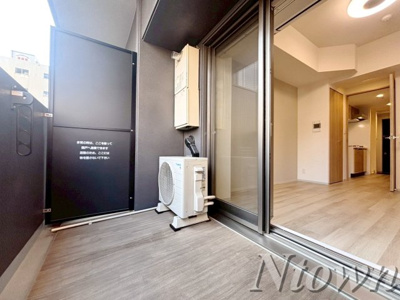 【バルコニー】 | プレサンス　ジェネ　上前津 | 外からの目が気にならないバルコニーで洗濯物が干せます