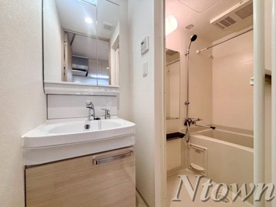 【洗面所】 | プレサンス　ジェネ　上前津 | 脱衣スペースもあります