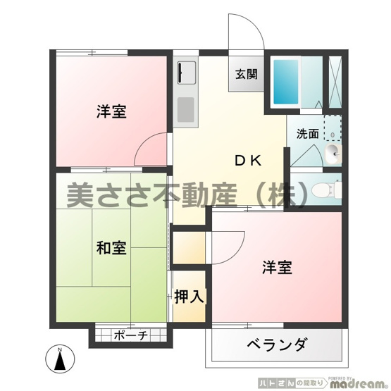 【間取り】 | ルミエールＫ