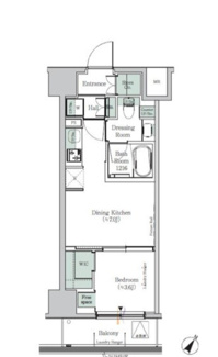 【間取り】 | ONE ROOF RESIDENCE KIBA EAST