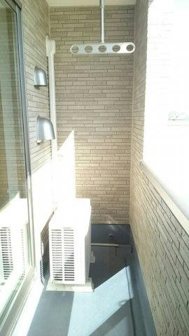 クレアージュのバルコニー