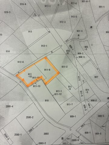 山口市阿知須土地の土地図