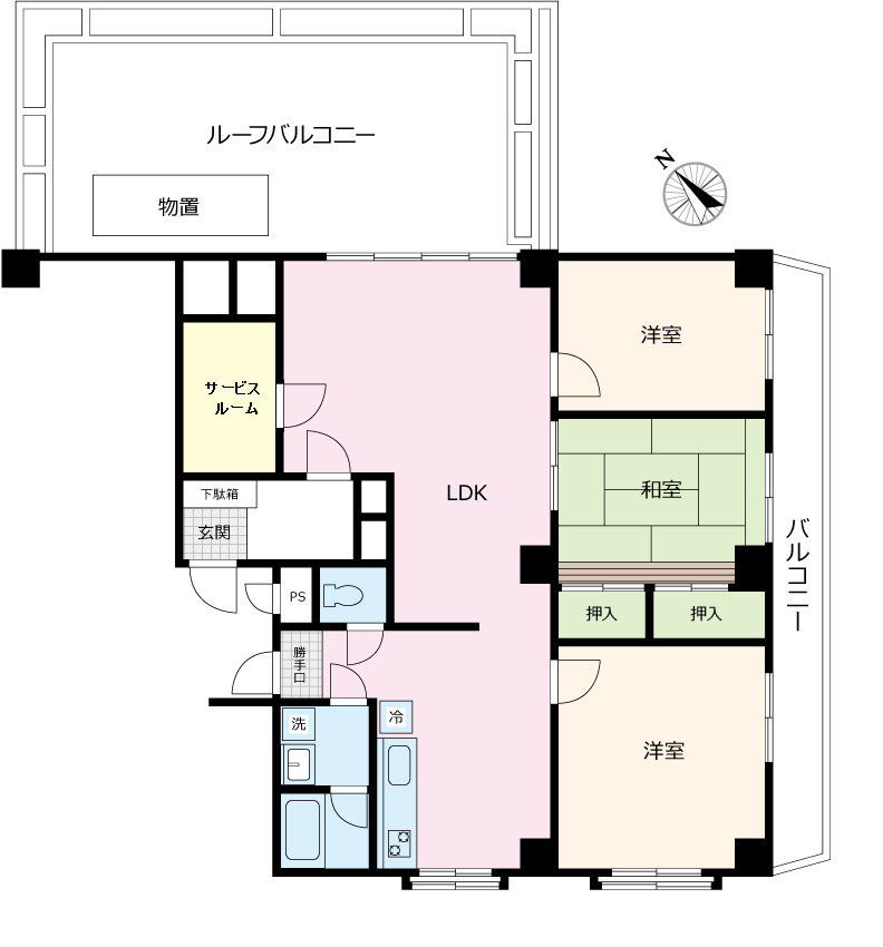 文京ハイツの間取り