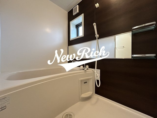 伊勢崎市今井町のアパートの浴室