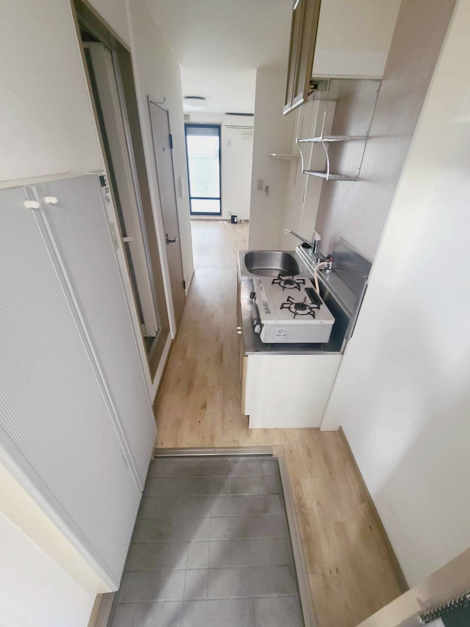 アライブ大箇の玄関