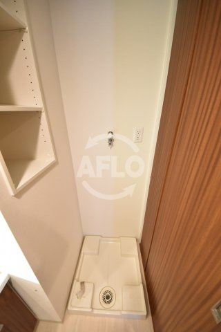 ジオグランデ梅田の洗面所|ジオグランデ梅田　洗濯機置き場