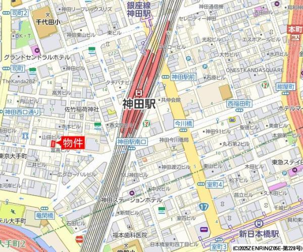 ＫＤＸレジデンス神田の地図