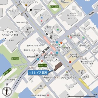 【地図】 | ルミレイス豊洲