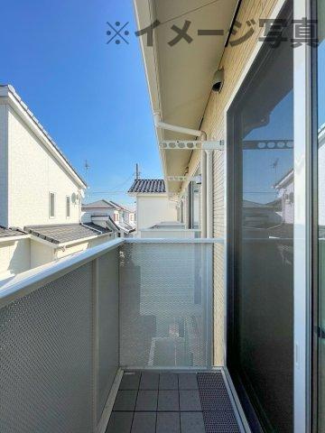 (仮称)キャメル所沢狭山ヶ丘3Bのバルコニー