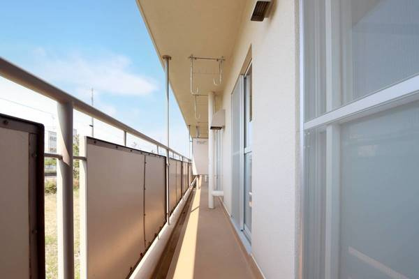 ビレッジハウス勿来1号棟のバルコニー|ビレッジハウスの同一物件・同一タイプの間取りの写真です