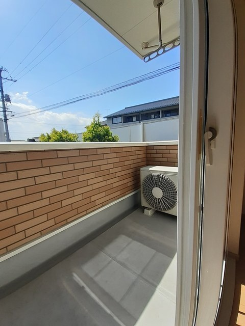 ブリアンＨＭ　Ａ棟のバルコニー