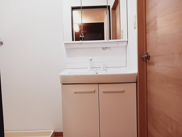 カーサ・ハピネスの洗面所|忙しい朝には欠かせない洗面所です