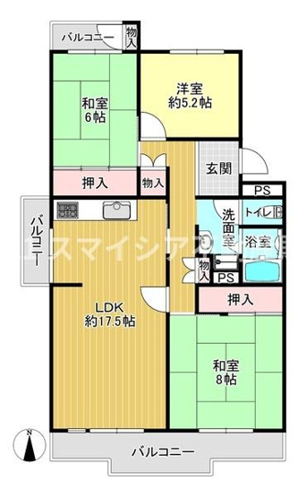 【間取り】 | グリーンヒル光善寺住宅第10号棟