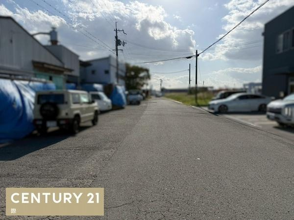 和歌山市湊　店舗付住宅の前面道路含む現地写真