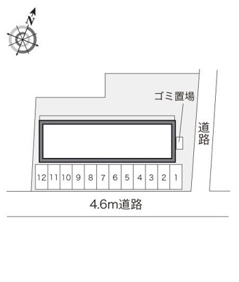 【駐車場】 | レオパレスリバーサイド