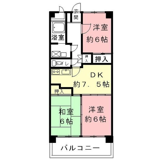 ビューネの間取り
