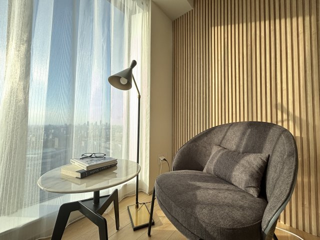 ブリリアタワー上野池之端の居間・リビング