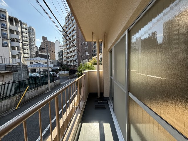 駒込台ハイツのバルコニー