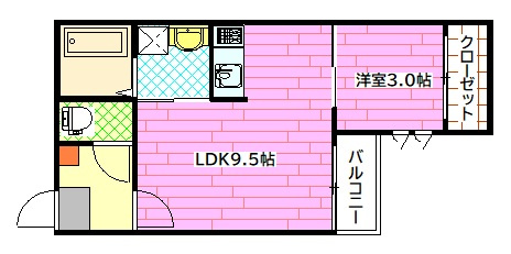 REGALEST府中の間取り