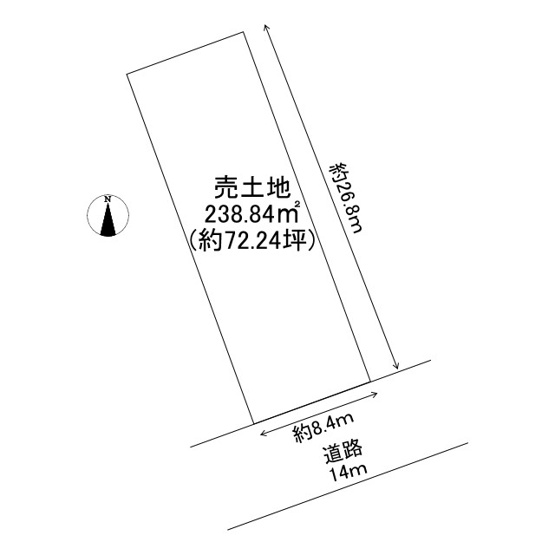 【土地図】 | 姫路市網干区新在家/売土地