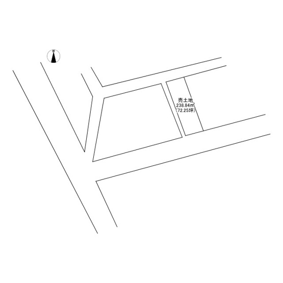 【土地図】 | 姫路市網干区新在家/売土地