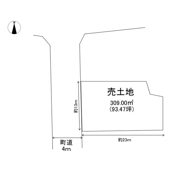 【土地図】 | 揖保郡太子町立岡/売土地