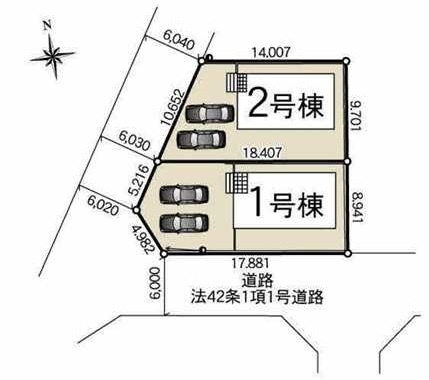 【Cradle garden】真岡市台町 第8の区画図|〇価格改定〇
