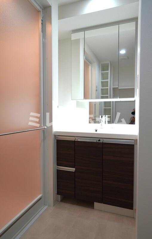 リテラス蒲田の独立洗面台|同建物内、別のお部屋の参考写真になります。