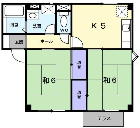 フラワーヒルズの間取り