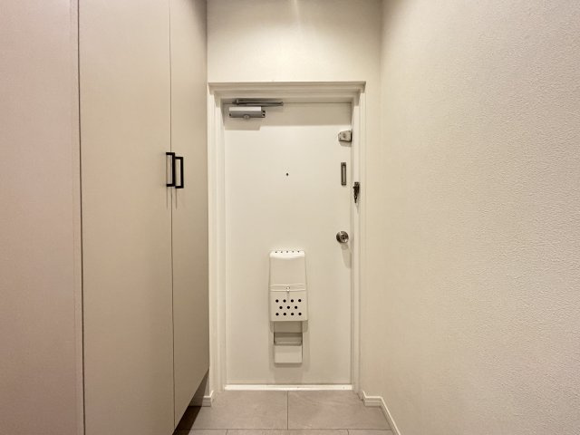 六義園サマリヤマンションの玄関